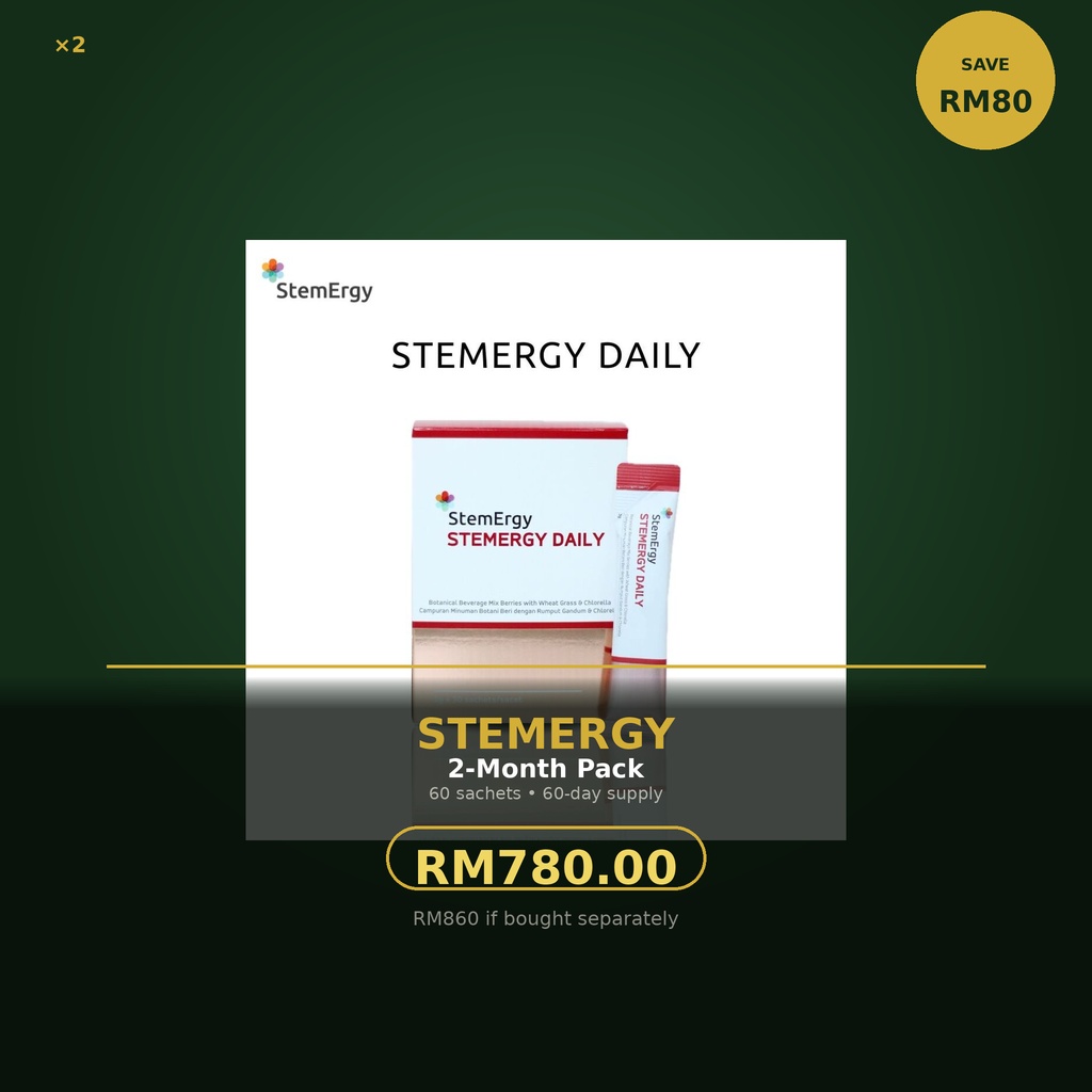 StemErgy 2-Month Pack (60 Sachets)